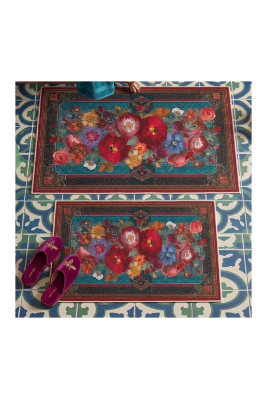 Ensemble de Tapis de bain (2 pièces) - Bleu