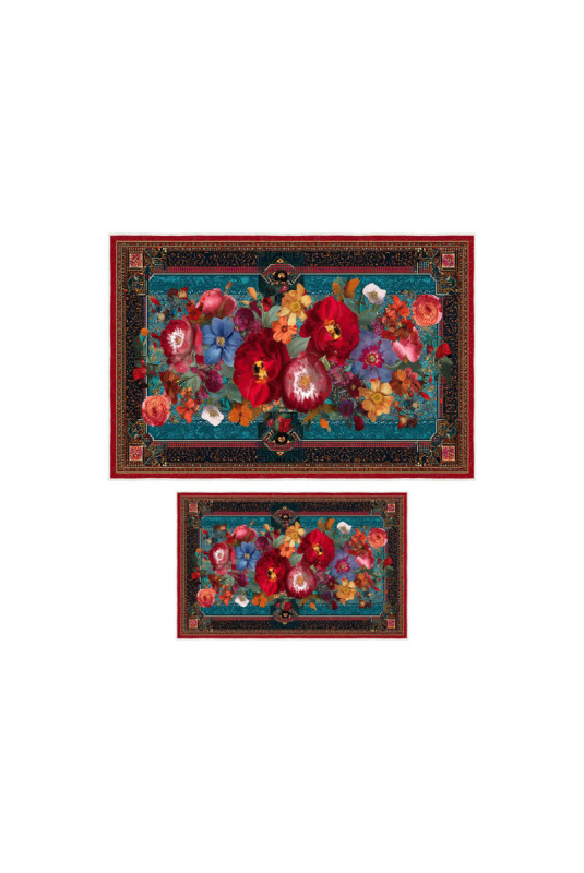 Ensemble de Tapis de bain (2 pièces) - Bleu
