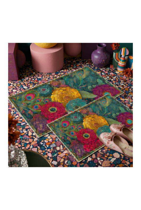 Ensemble de Tapis de bain (2 pièces) - Bleu