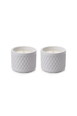 Ensemble de bougies (2 pièces) - Blanc