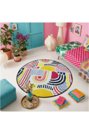 Tapis (100 x 100) - Multicolore