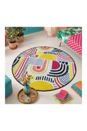 Tapis (100 x 100) - Multicolore