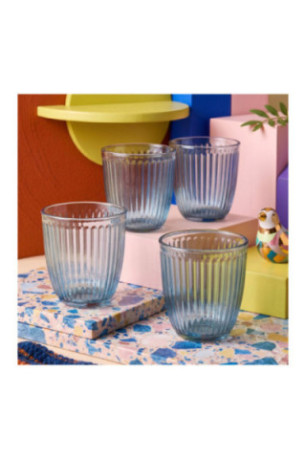 Ensemble de verres (4 pièces) - Bleu