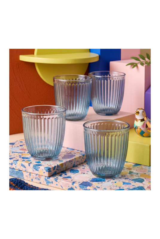 Ensemble de verres (4 pièces) - Bleu