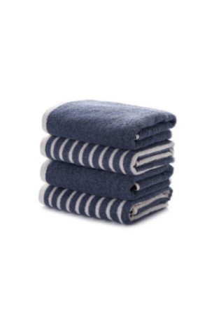 Ensemble de serviettes pour les mains (4 pièces) - Bleu foncé