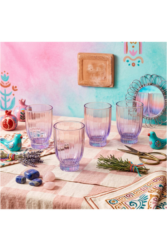 Ensemble de verres (4 pièces) - Violet
