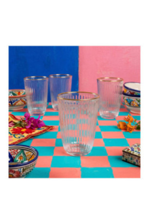 Ensemble de verres (4 pièces) - Or transparent
