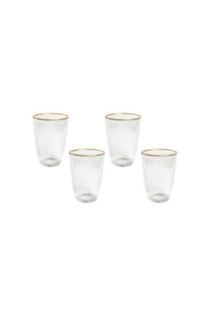Ensemble de verres (4 pièces) - Or transparent