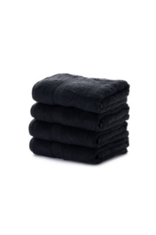 Ensemble de serviettes pour les mains (4 pièces) - Noir