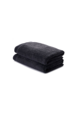 Ensemble de serviettes de bain (2 pièces) - Noir