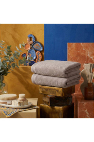 Ensemble de serviettes de bain (2 pièces) - Vison