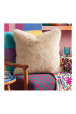 Housse de coussin - Beige foncé