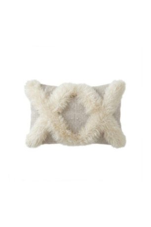 Housse de coussin - Crème