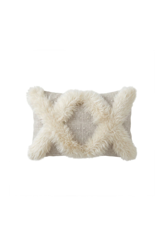 Housse de coussin - Crème