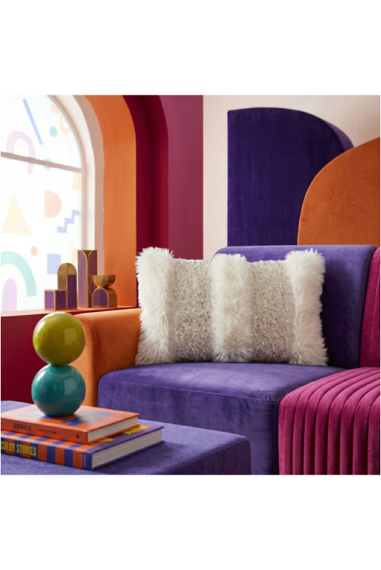 Housse de coussin - Crème