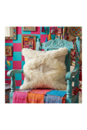 Housse de coussin - Crème