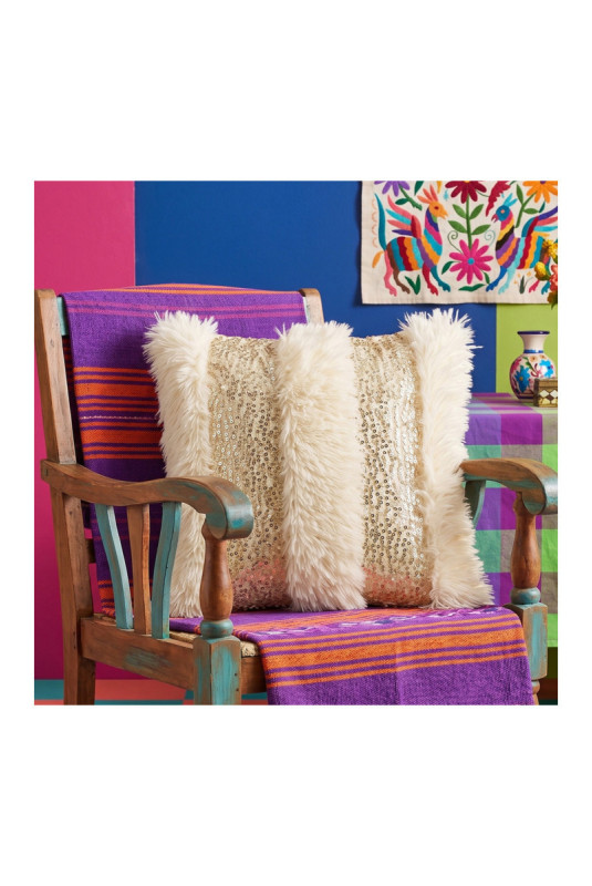 Housse de coussin - Crème