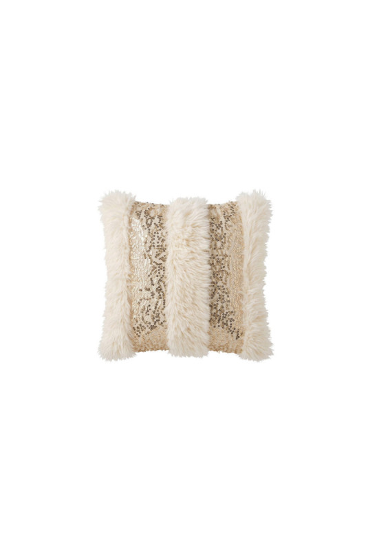 Housse de coussin - Crème