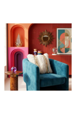 Housse de coussin - Crème dorée