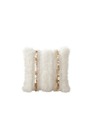 Housse de coussin - Crème dorée