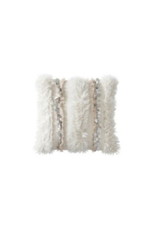 Housse de coussin - Crème Argent