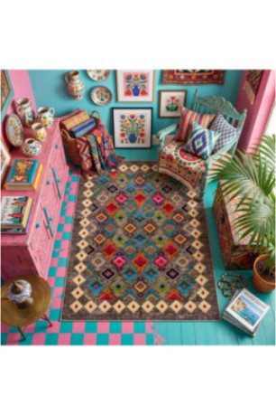 Tapis de couloir (80 x 200) - Multicolore