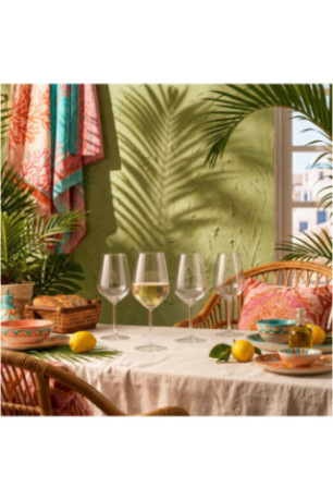 Ensemble de verres à vin (4 pièces) - Transparent
