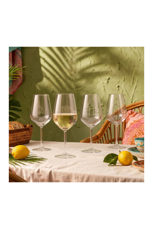 Ensemble de verres à vin (4 pièces) - Transparent
