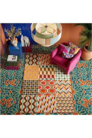 Tapis de couloir (100 x 150) - Multicolore