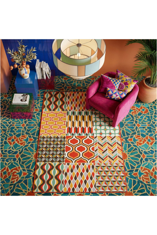 Tapis de couloir (100 x 150) - Multicolore