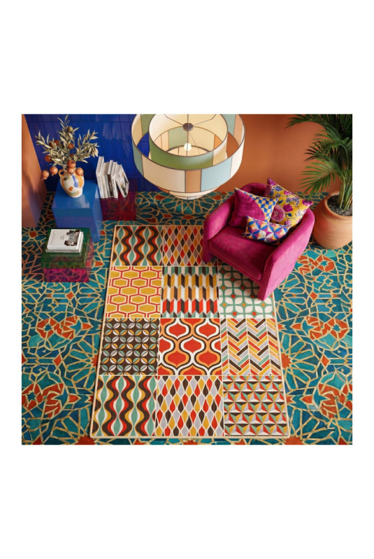 Tapis de couloir (100 x 150) - Multicolore