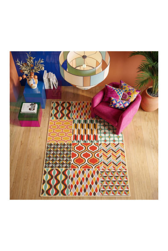 Tapis de couloir (100 x 150) - Multicolore