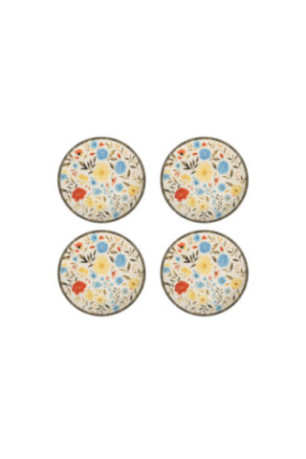Ensemble d'assiettes à dessert (4 pièces) - Multicolore