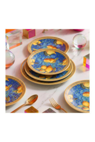 Ensemble d'assiettes à dessert (6 pièces) - Multicolore