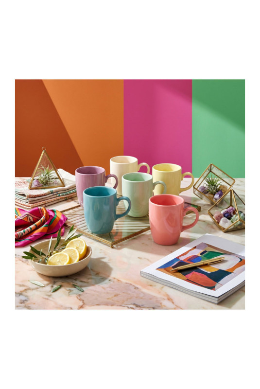 Ensemble de tasses (6 pièces) - Multicolore