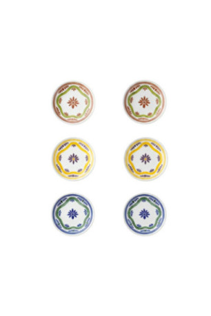 Ensemble d'assiettes à dessert (6 pièces) - Multicolore