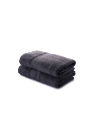 Ensemble de serviettes de bain (2 pièces) - Noir