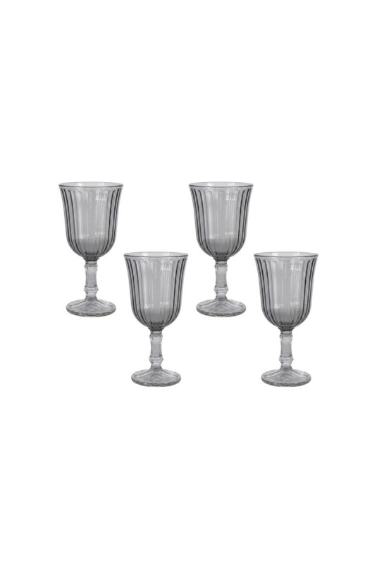 Ensemble de verres à vin (4 pièces) - Fumée