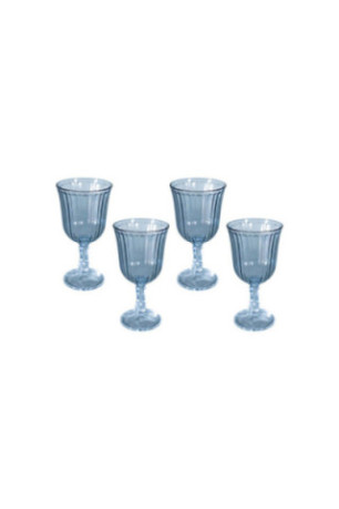 Ensemble de verres à vin (4 pièces) - Bleu