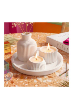 Ensemble de bougies (5 pièces) - Blanc