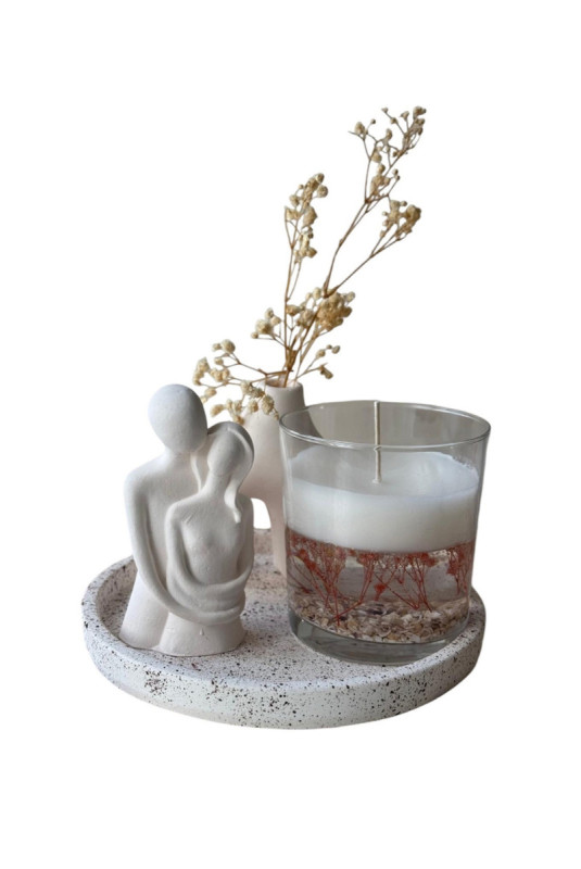 Ensemble de bougies (4 pièces) - Blanc