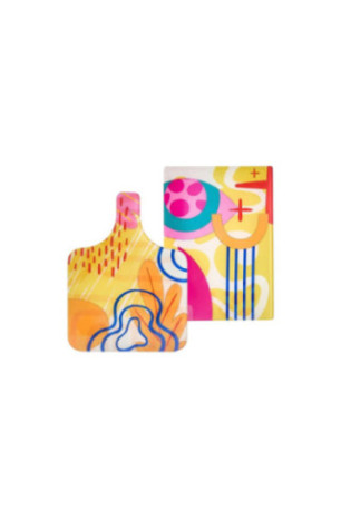 Ensemble de planches à découper (2 pièces) - Multicolore