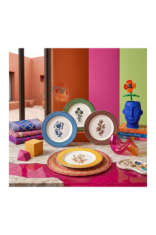 Ensemble d'assiettes de service (4 pièces) - Multicolore