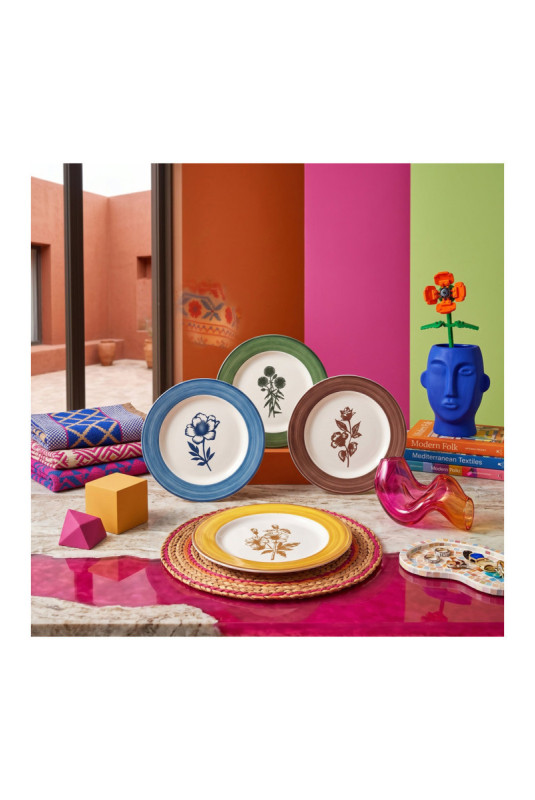 Ensemble d'assiettes de service (4 pièces) - Multicolore