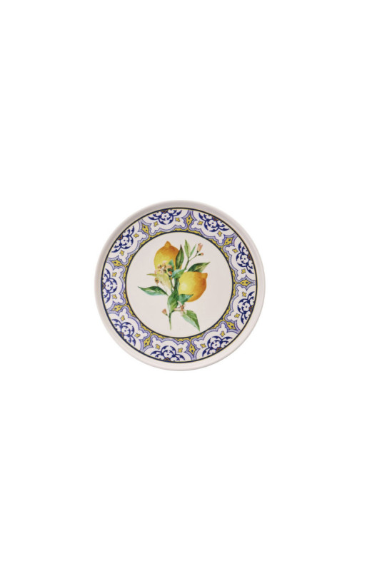Ensemble d'assiettes de service (6 pièces) - Jaune Bleu Blanc Vert