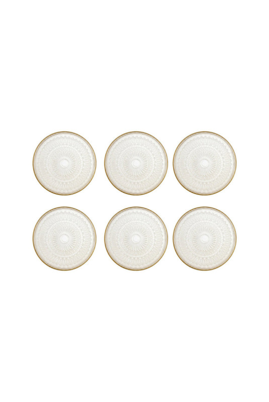 Ensemble d'assiettes à dessert (6 pièces) - Transparent