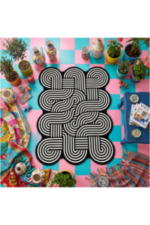 Tapis (140 x 190) - Multicolore