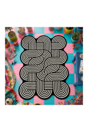 Tapis (140 x 190) - Multicolore