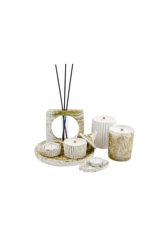 Ensemble de bougies (8 pièces) - Or