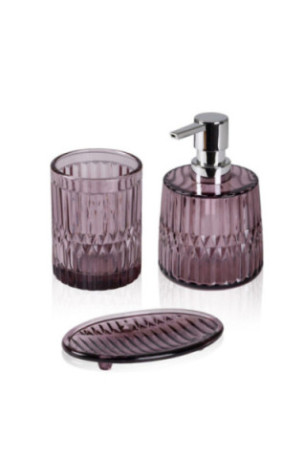 Ensemble de salle de bain (3 pièces) - Violet